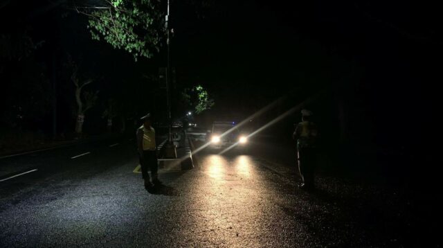 Satlantas Lombok Barat Intensifkan Patroli Malam di Jalur Bypass